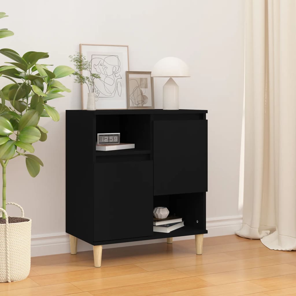 Berkfield Sideboard Black 60x35x70 cm Engineered Wood