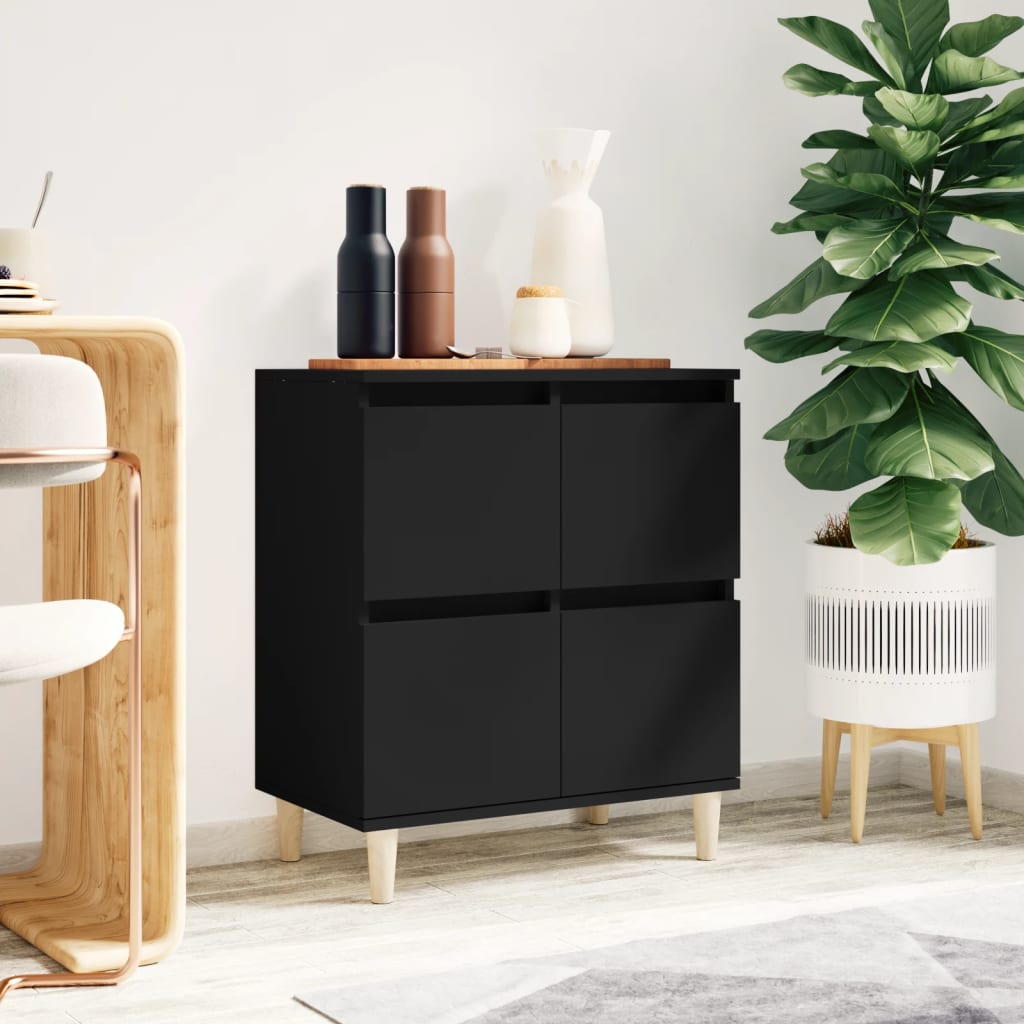 Berkfield Sideboard Black 60x35x70 cm Engineered Wood