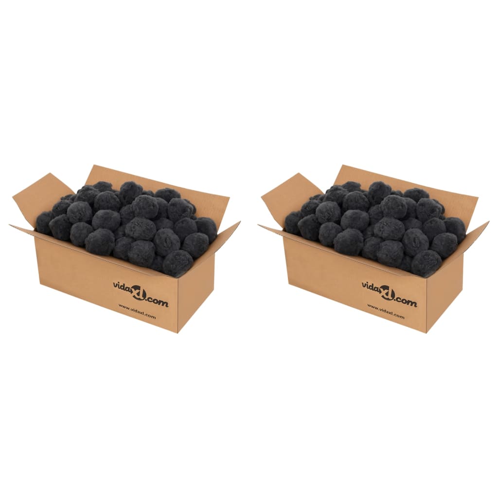 Berkfield Odor Removal Pool Filter Balls Black 1400 g Polyethylene