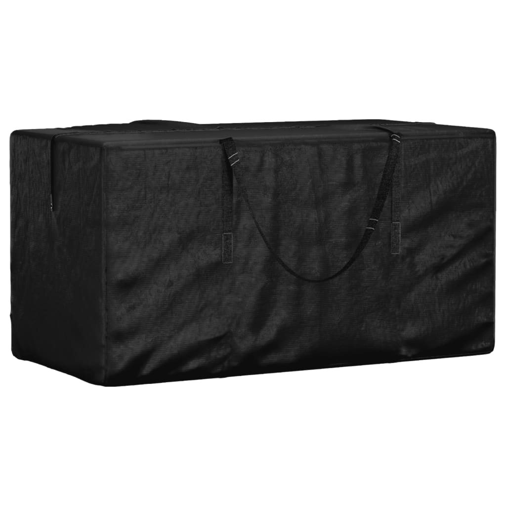 Berkfield Garden Cushion Storage Bag Black 150x75x75 cm Polyethylene