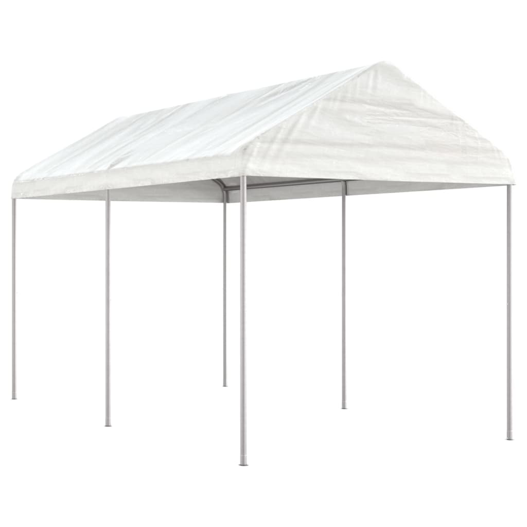 Berkfield Gazebo with Roof White 4.46x2.28x2.69 m Polyethylene