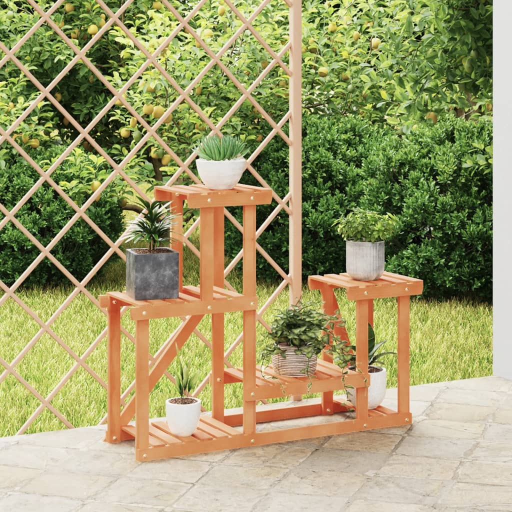 Berkfield Flower Stand 90x25x73.5 cm Solid Wood Fir