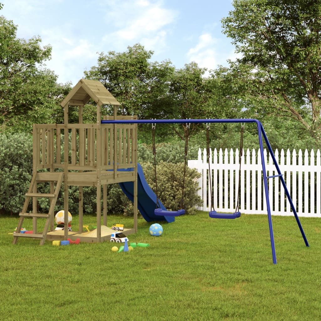 Berkfield Outdoor Playset Impregnated Wood Pine