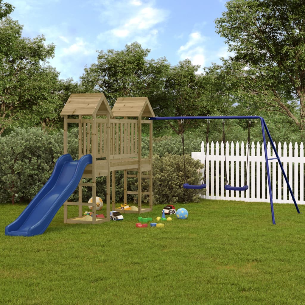Berkfield Outdoor Playset Impregnated Wood Pine