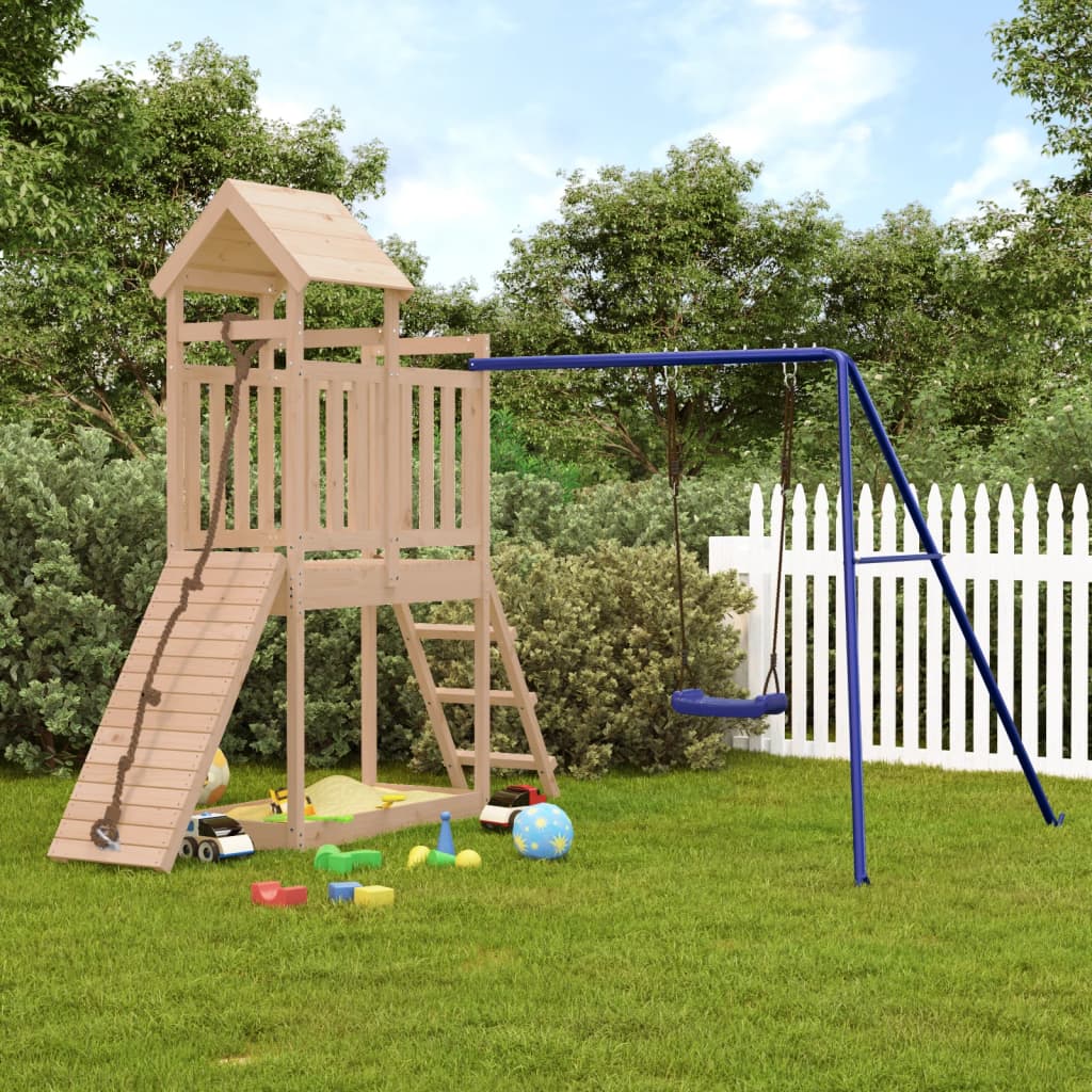 Berkfield Outdoor Playset Solid Wood Pine