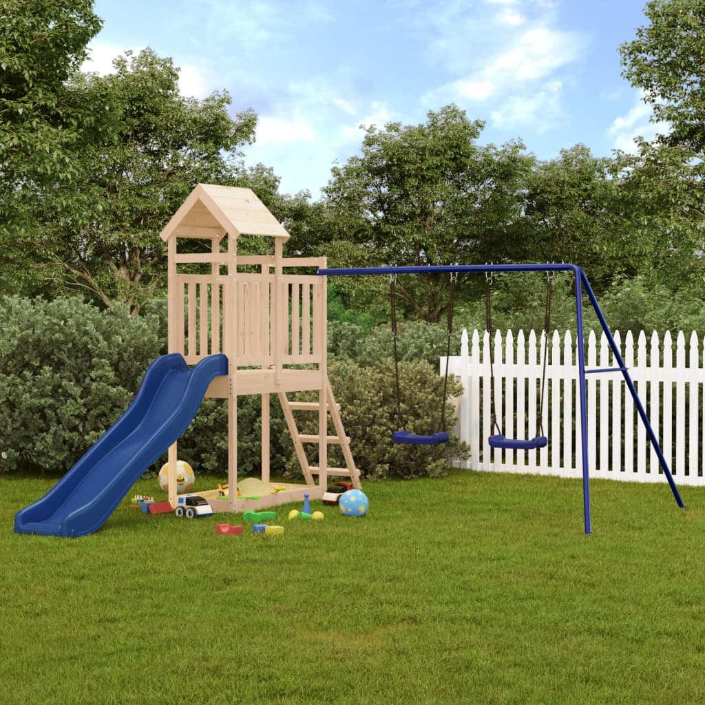 Berkfield Outdoor Playset Solid Wood Pine