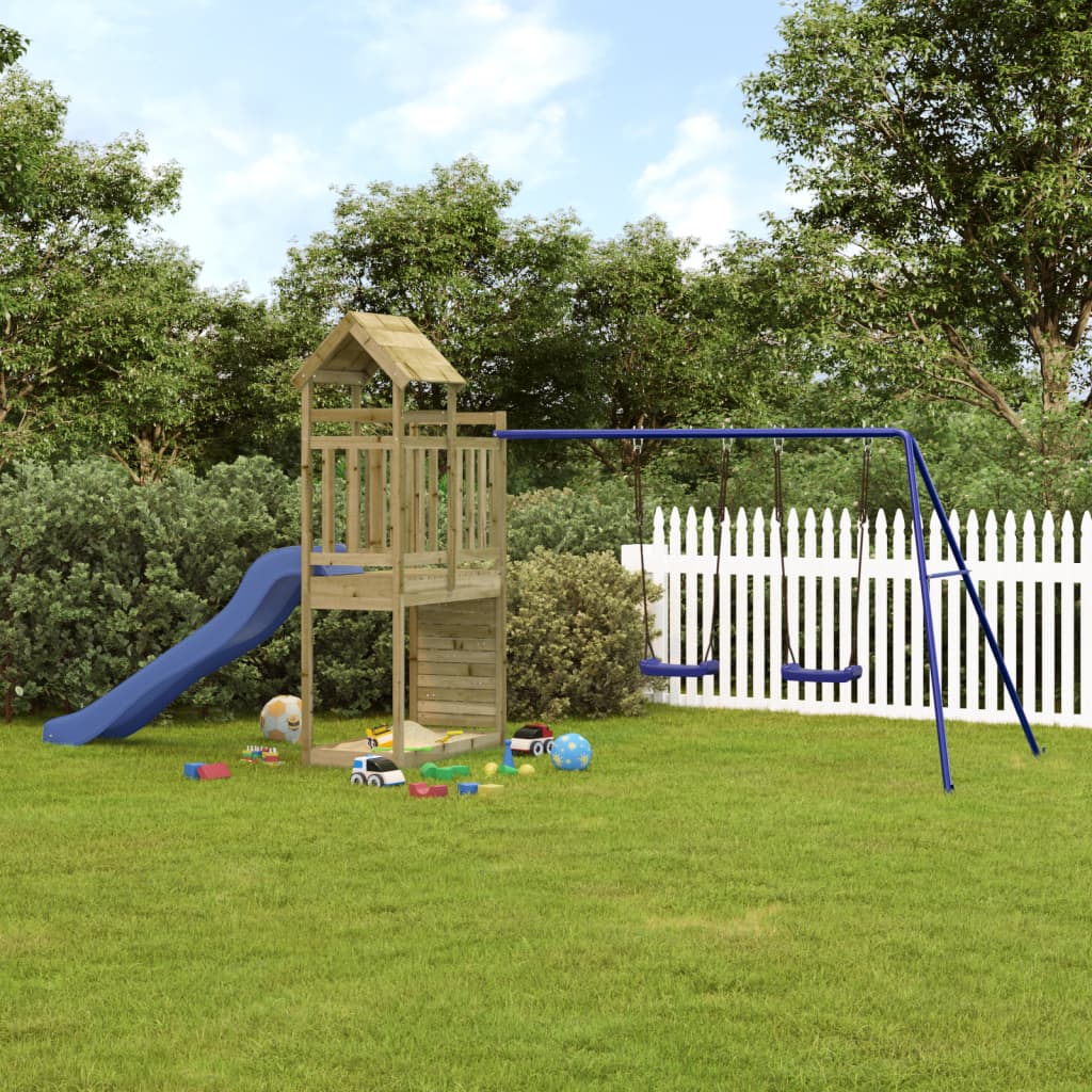 Berkfield Outdoor Playset Impregnated Wood Pine