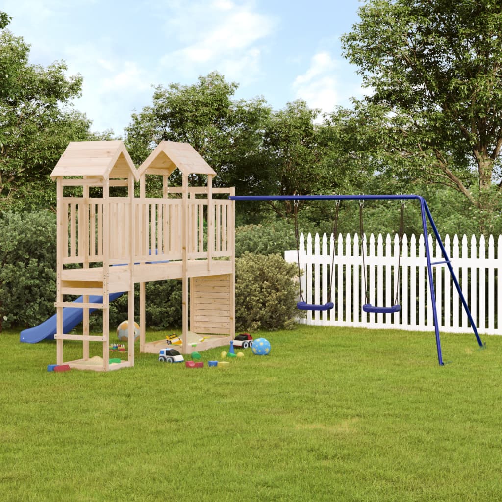 Berkfield Outdoor Playset Solid Wood Pine