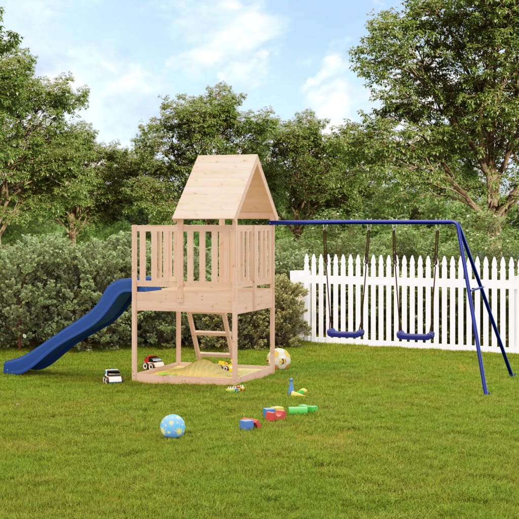 Berkfield Outdoor Playset Solid Wood Pine
