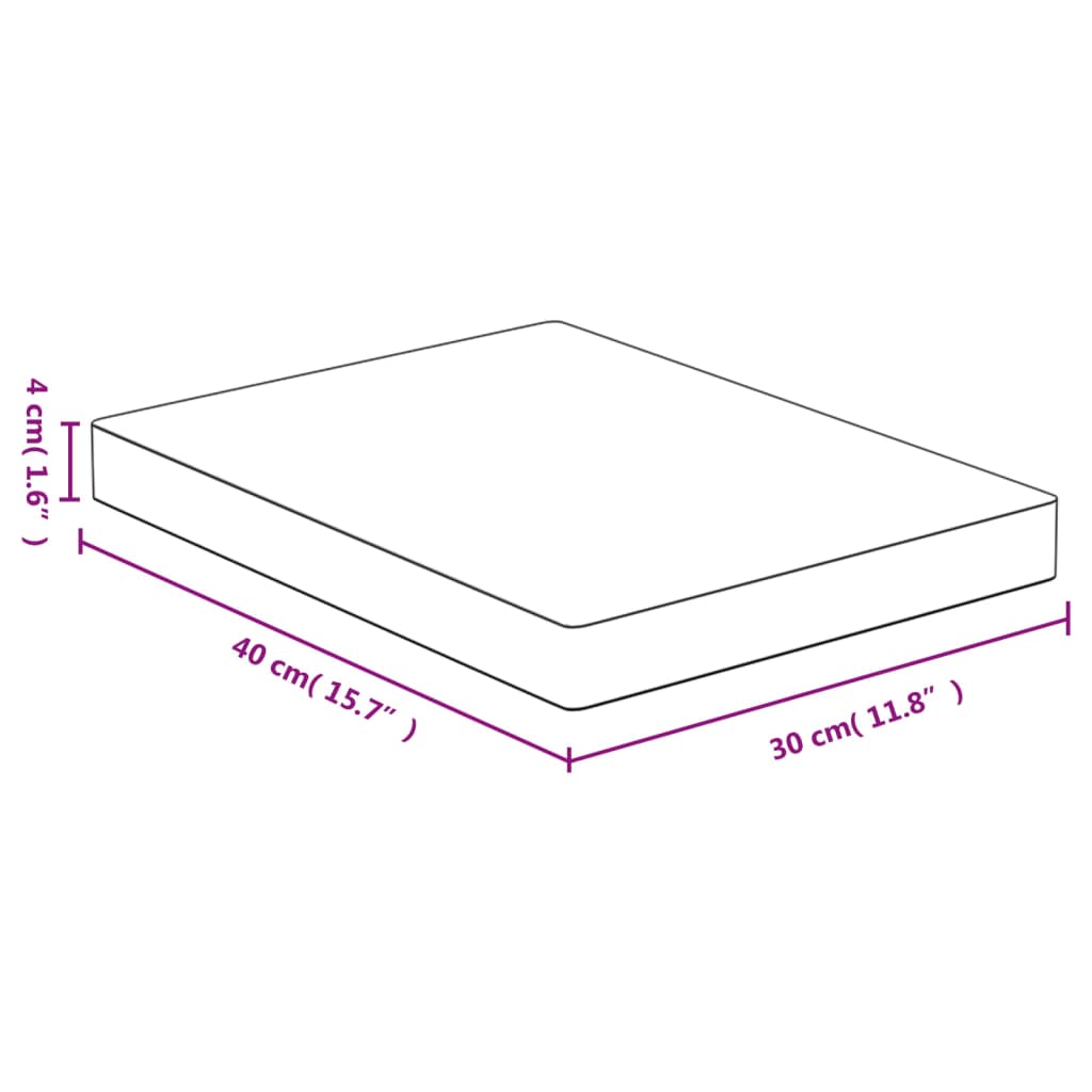 Berkfield Chopping Board 30x40x4 cm Bamboo