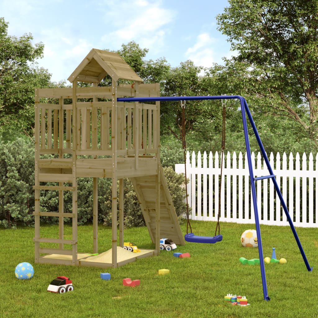 Berkfield Outdoor Playset Impregnated Wood Pine