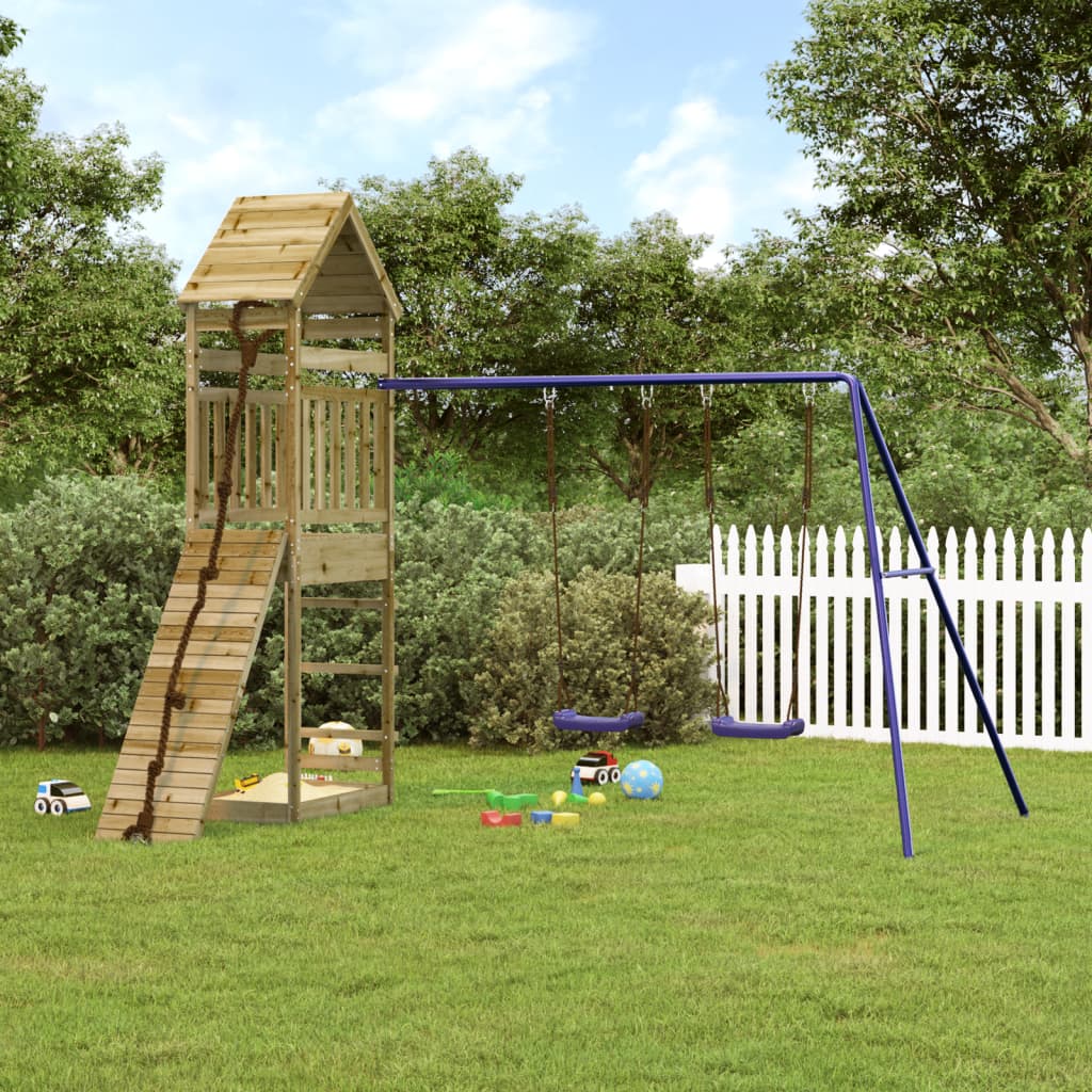 Berkfield Outdoor Playset Impregnated Wood Pine