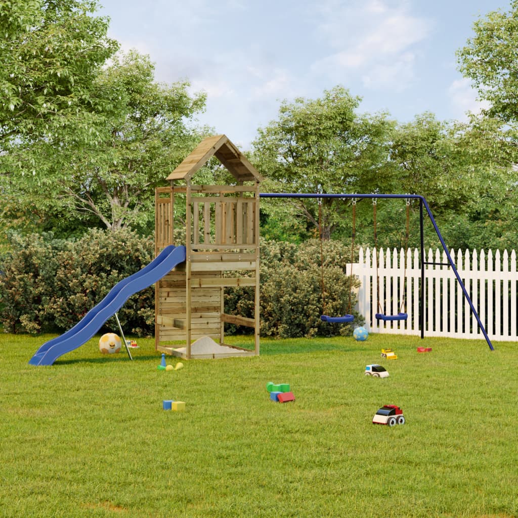 Berkfield Outdoor Playset Impregnated Wood Pine