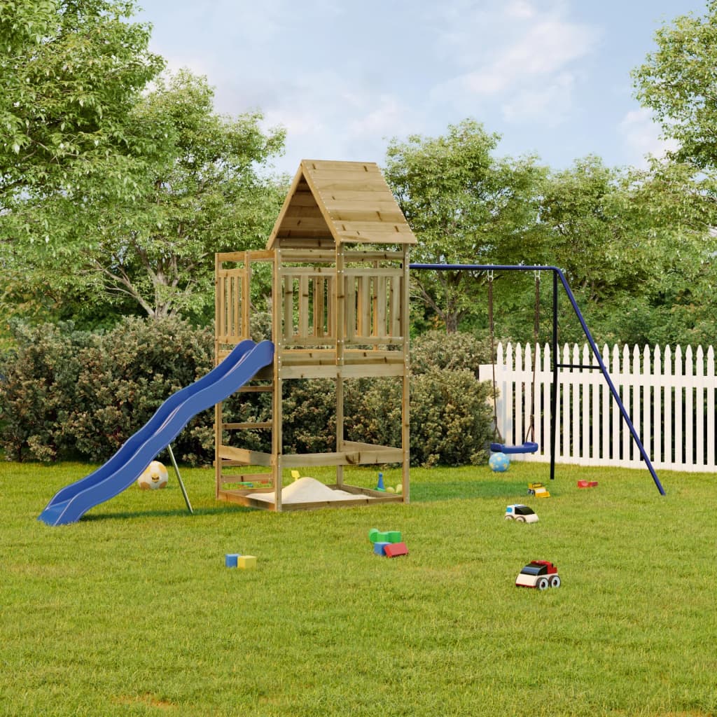 Berkfield Outdoor Playset Impregnated Wood Pine