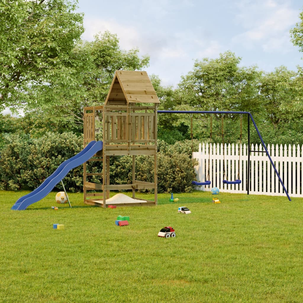 Berkfield Outdoor Playset Impregnated Wood Pine