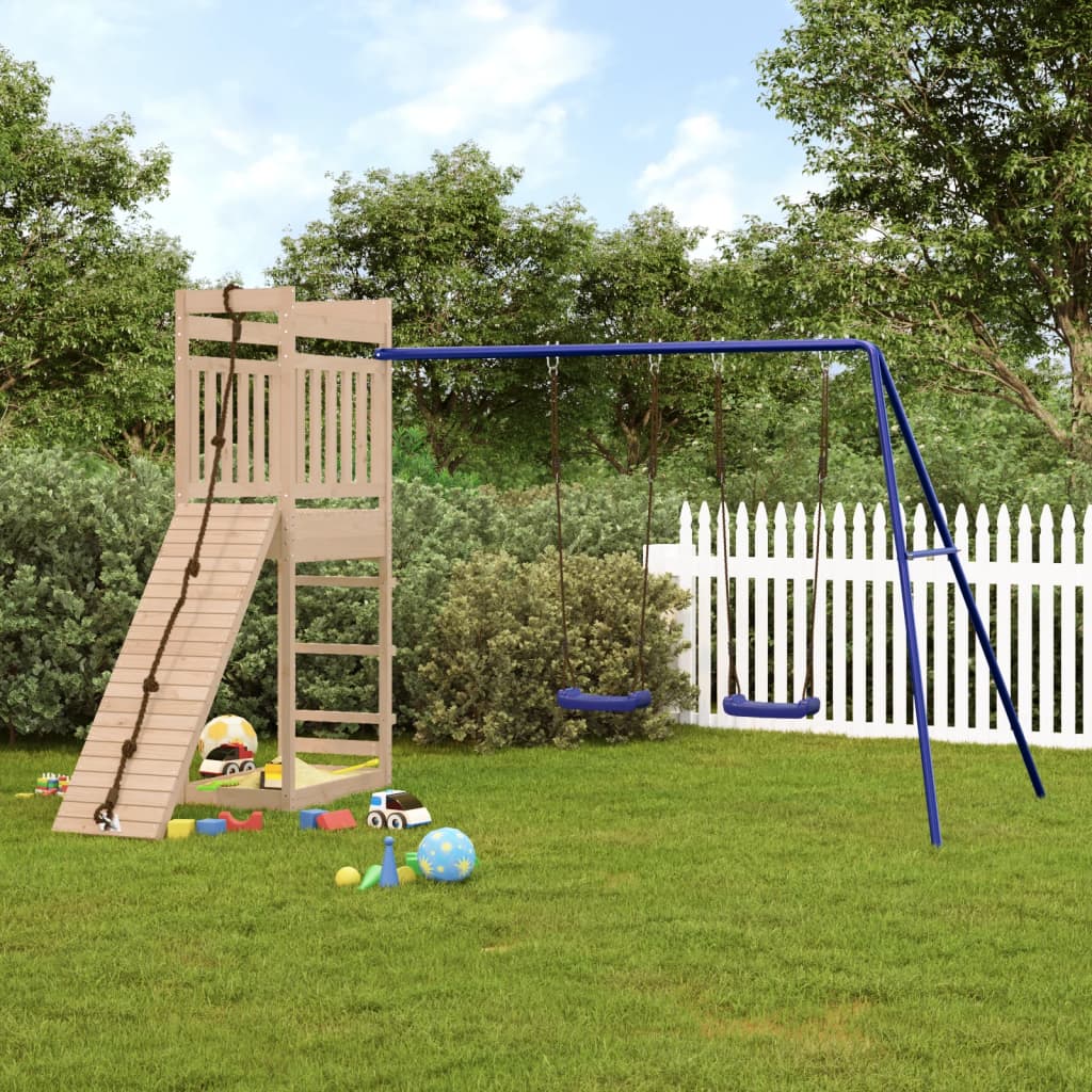 Berkfield Outdoor Playset Solid Wood Pine