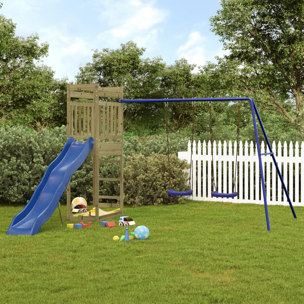 Berkfield Outdoor Playset Impregnated Wood Pine