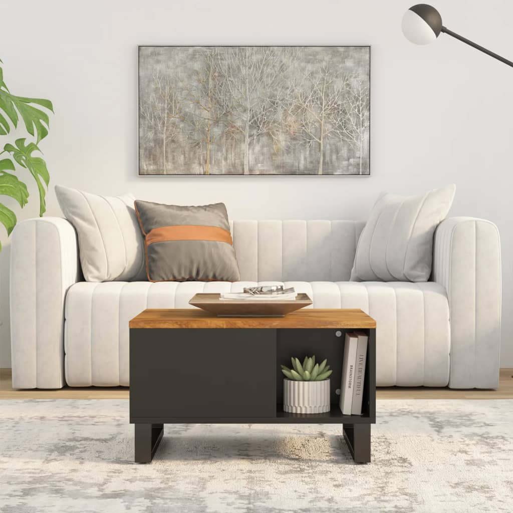 Berkfield Coffee Table 60x50x35 cm Solid Wood Mango
