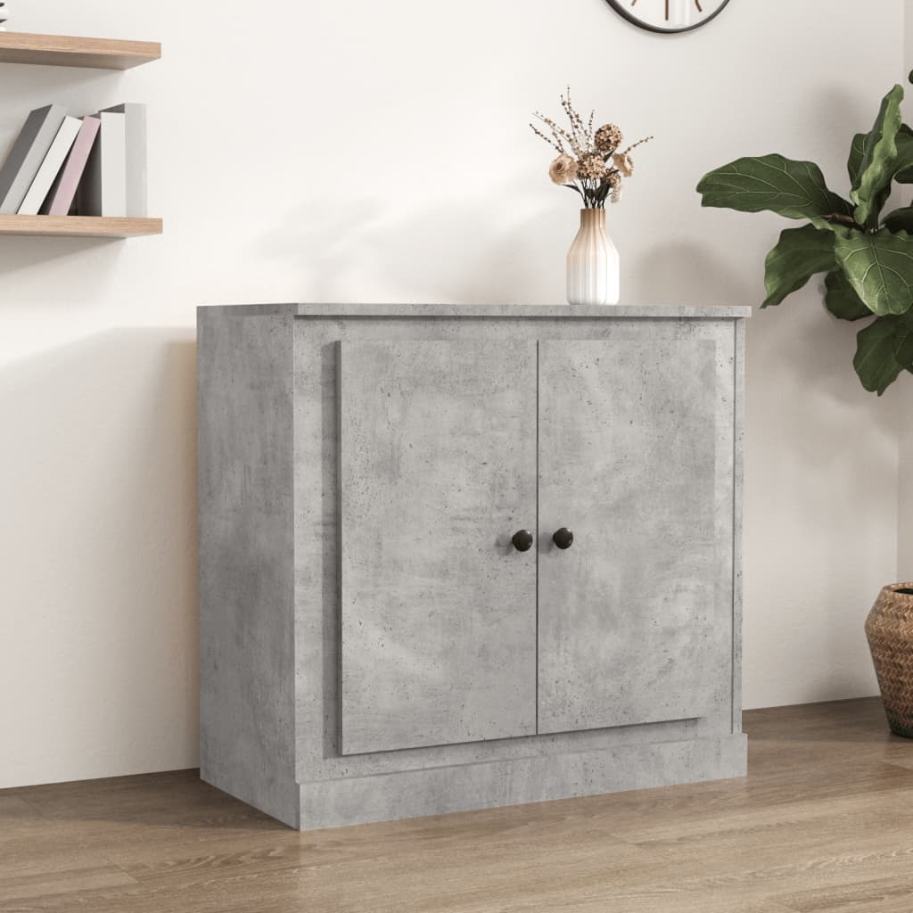 Berkfield Sideboard Concrete Grey 70x35.5x67.5 cm Engineered Wood