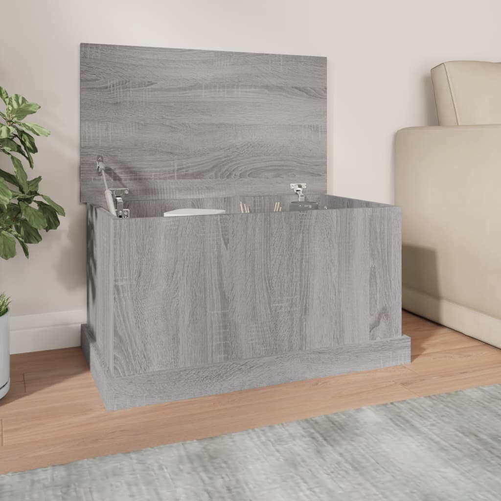 Berkfield Storage Box Grey Sonoma 70x40x38 cm Engineered Wood
