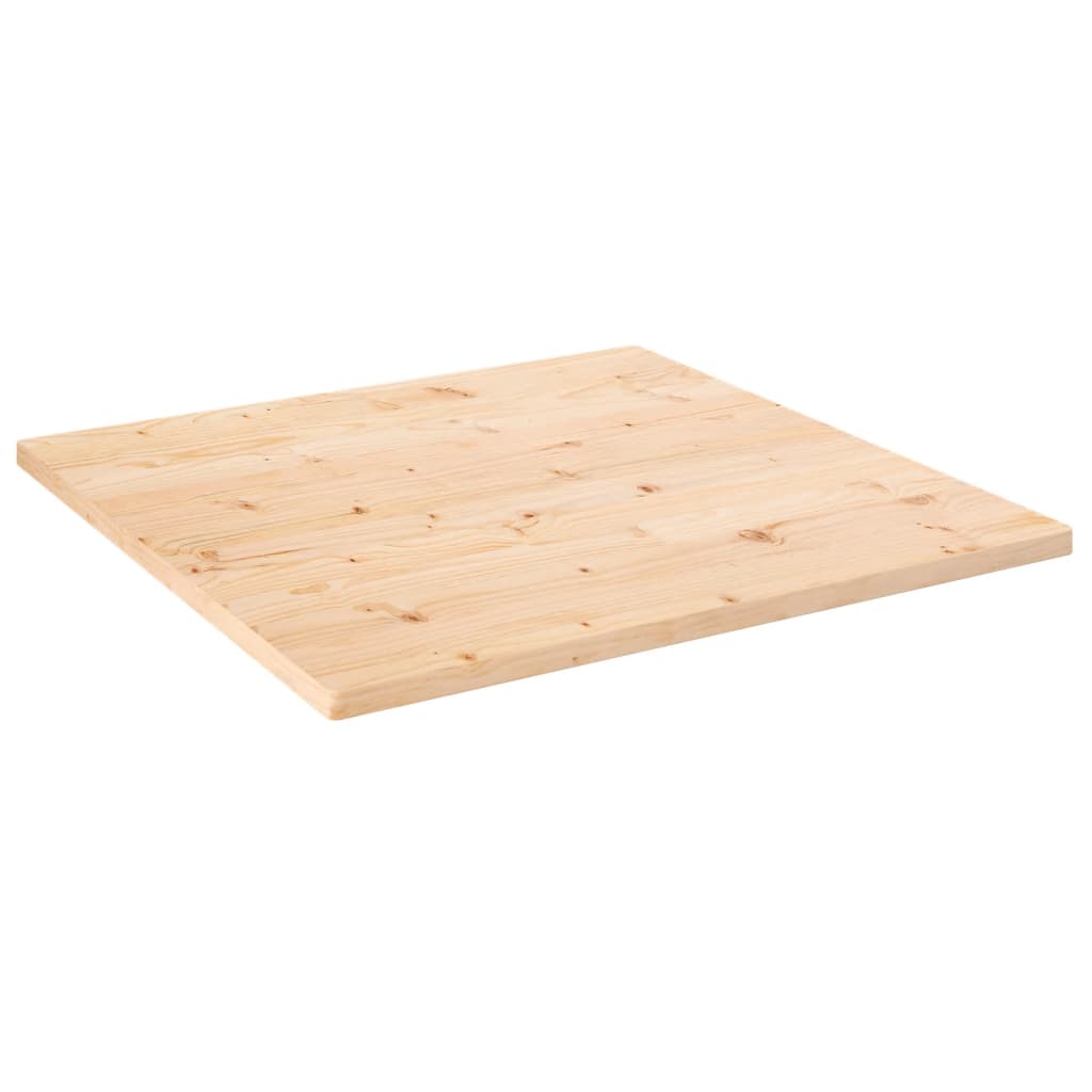 Berkfield Table Top 70x70x2.5 cm Solid Wood Pine Square