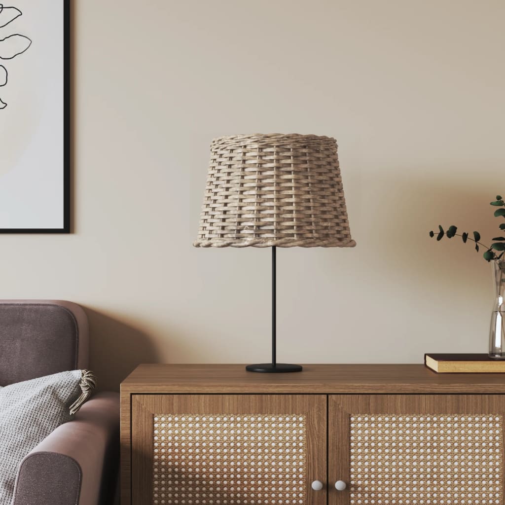 Berkfield Lamp Shade Brown �â�_40x26 cm Wicker