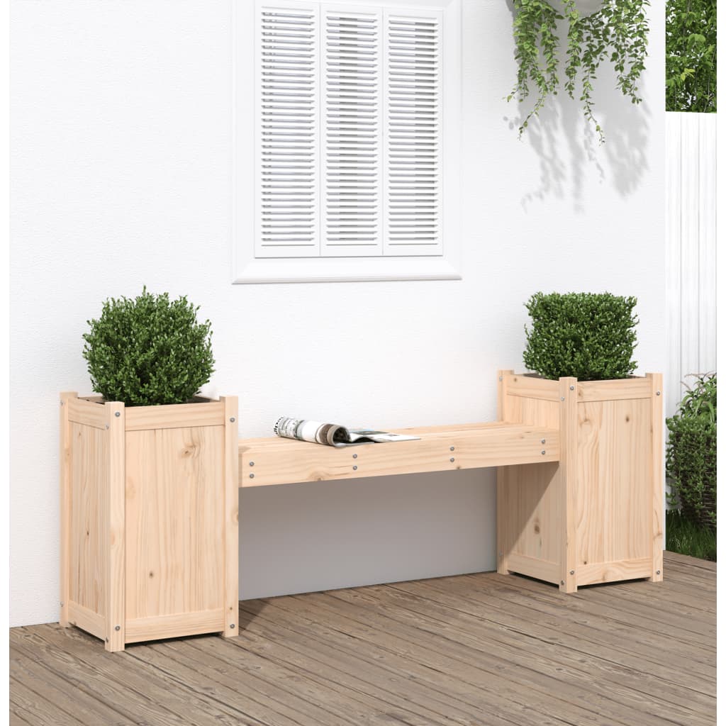 planter bench indoor Berkfield Planter Bench 180x36x63 cm Solid Wood Pine – Berkfield Home