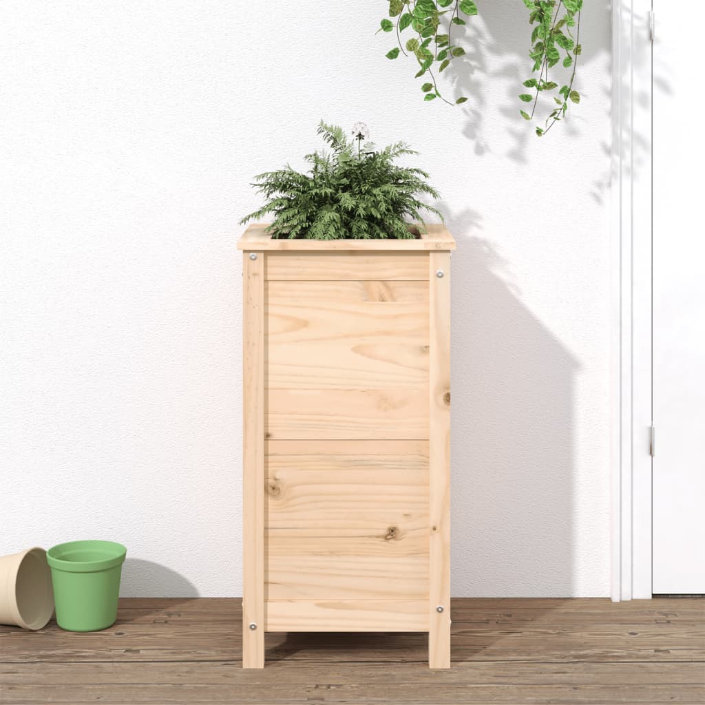 Berkfield Garden Planter 40x40x78 cm Solid Wood Pine