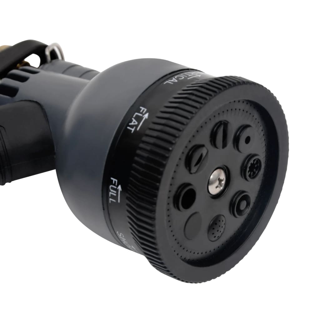 Berkfield Garden Hose with Spray Nozzle Silver 0.6" 30 m Stainless Steel