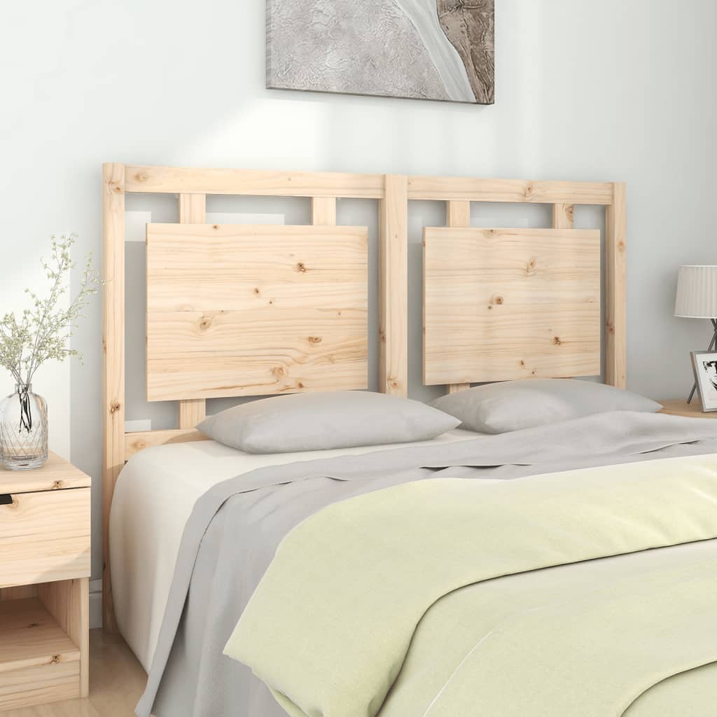 Berkfield Headboard 140.5x4x100 cm Solid Wood Pine