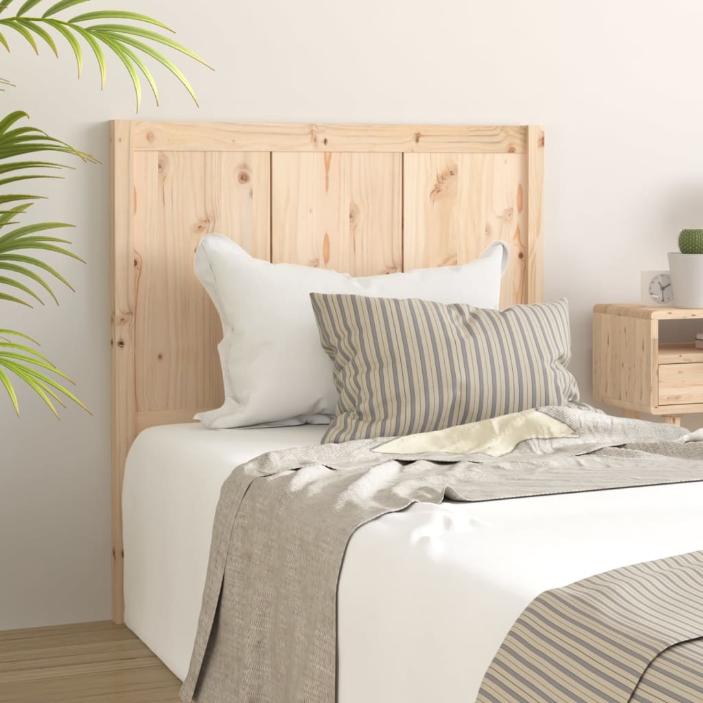 Berkfield Headboard 80.5x4x100 cm Solid Wood Pine