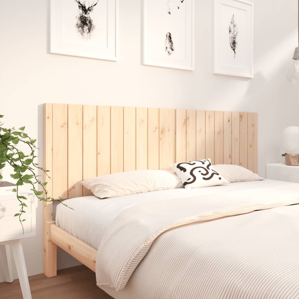 Berkfield Headboard 185.5x4x100 cm Solid Wood Pine
