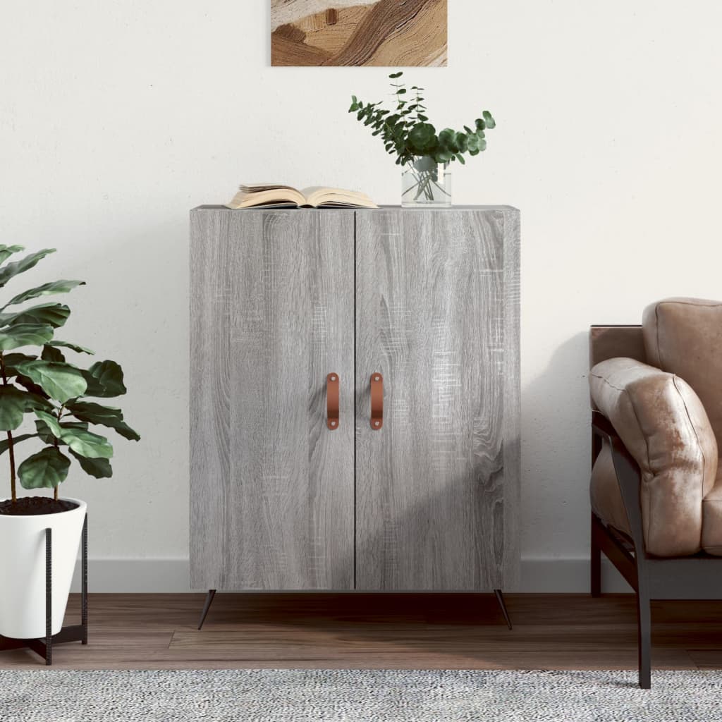 Berkfield Sideboard Grey Sonoma 69.5x34x90 cm Engineered Wood