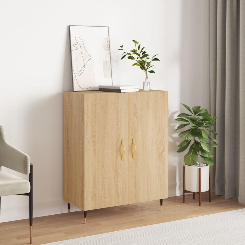 Berkfield Sideboard Sonoma Oak 69.5x34x90 cm Engineered Wood