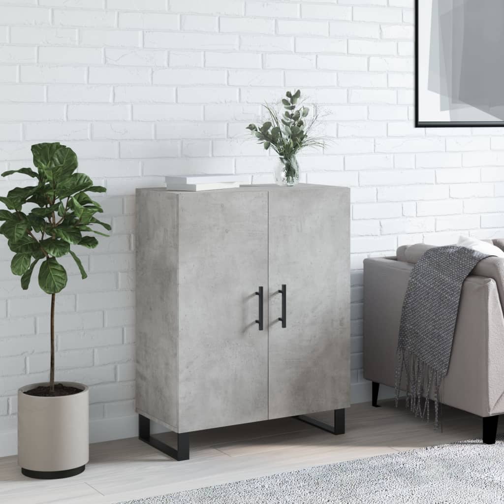 Berkfield Sideboard Concrete Grey 69.5x34x90 cm Engineered Wood