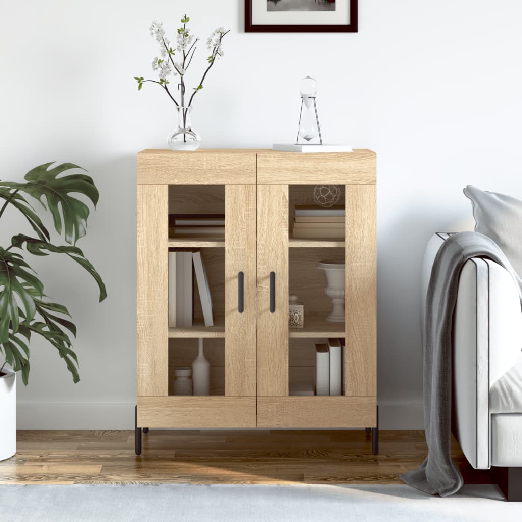 Berkfield Sideboard Sonoma Oak 69.5x34x90 cm Engineered Wood