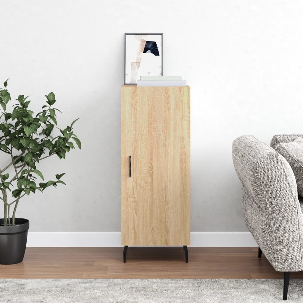 Berkfield Sideboard Sonoma Oak 34.5x34x90 cm Engineered Wood