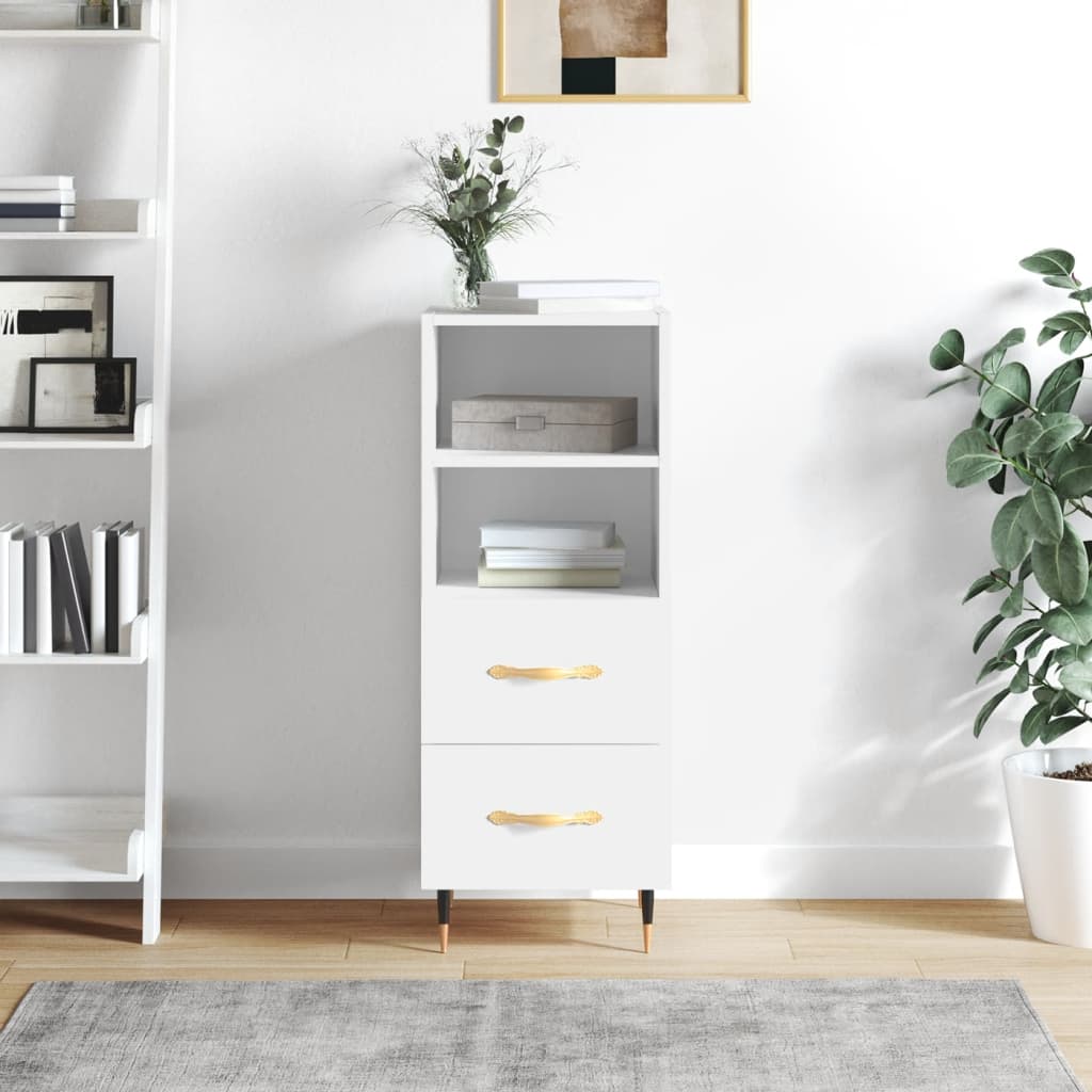 Berkfield Sideboard White 34.5x34x90 cm Engineered Wood
