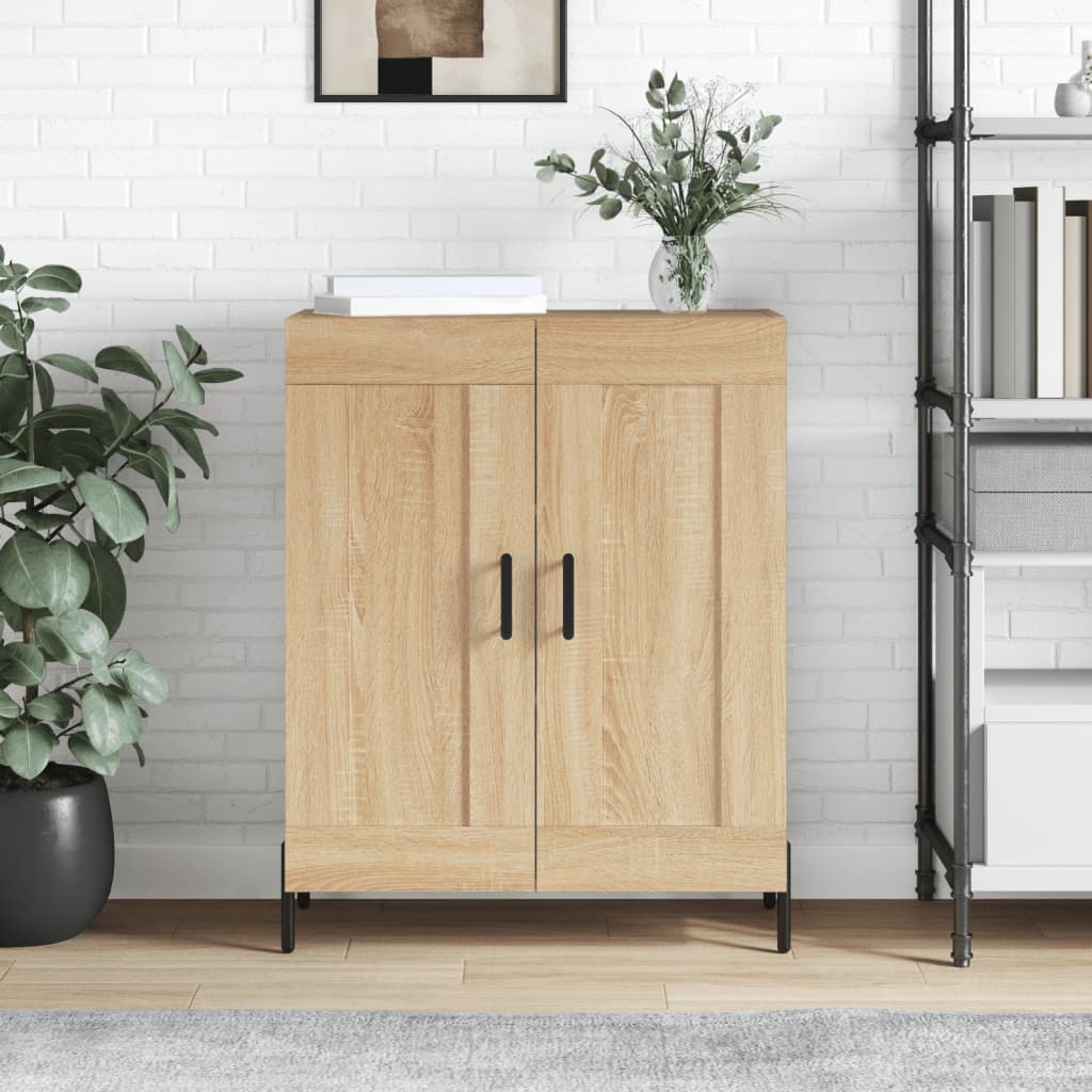 Berkfield Sideboard Sonoma Oak 69.5x34x90 cm Engineered Wood