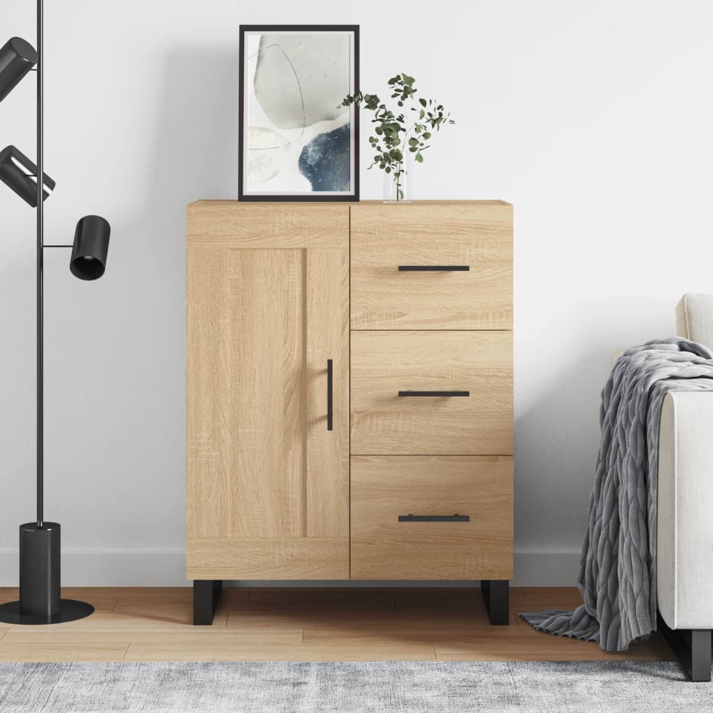 Berkfield Sideboard Sonoma Oak 69.5x34x90 cm Engineered Wood