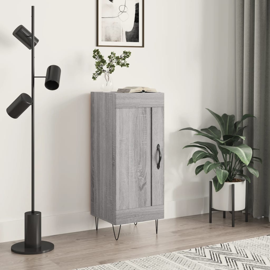 Berkfield Sideboard Grey Sonoma 34.5x34x90 cm Engineered Wood