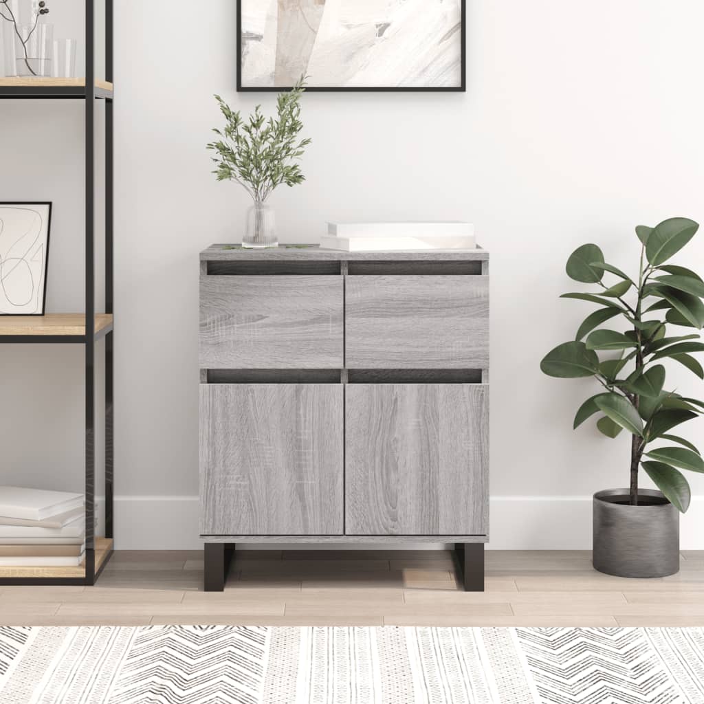 Berkfield Sideboard Grey Sonoma 60x35x70 cm Engineered Wood