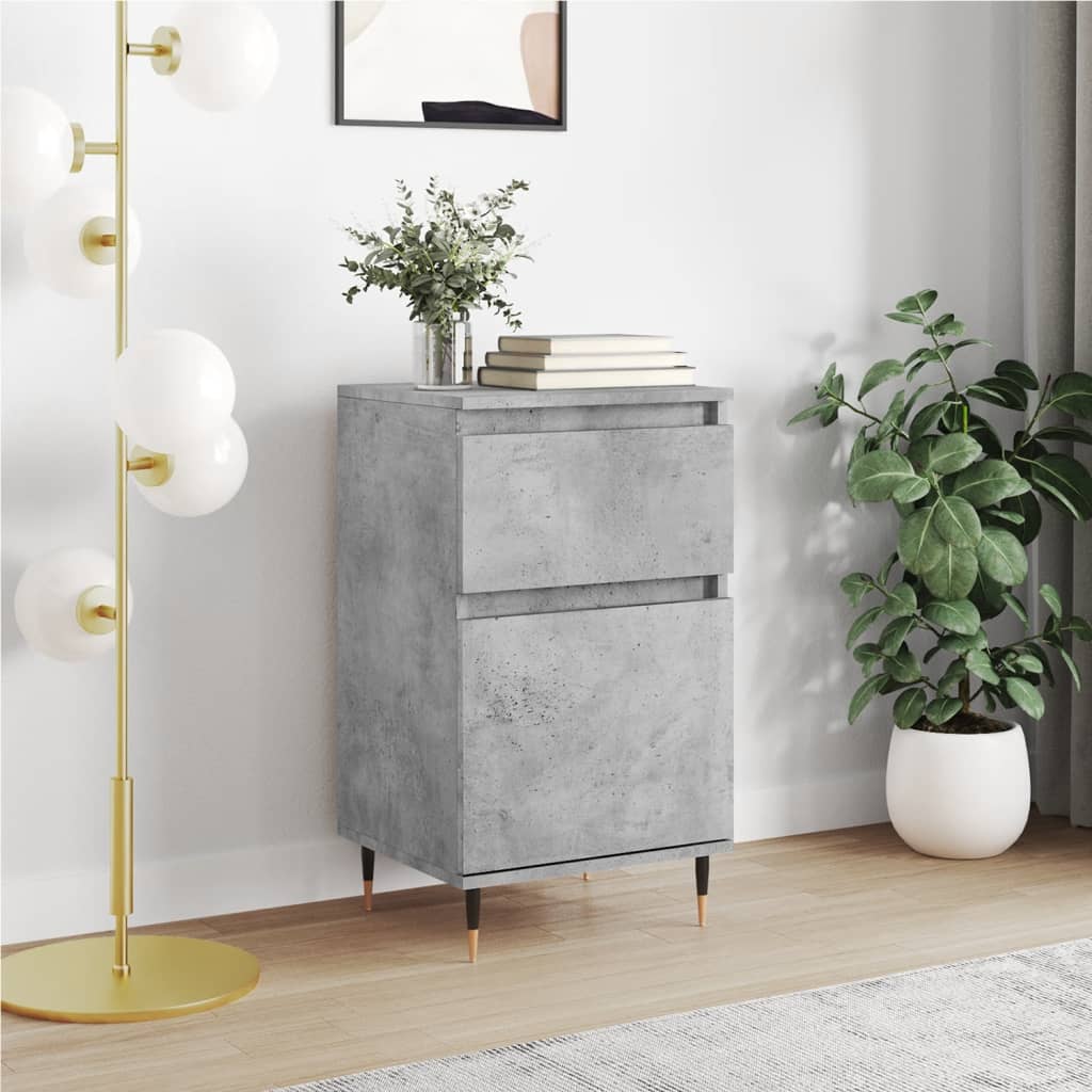 Berkfield Sideboard Concrete Grey 40x35x70 cm Engineered Wood