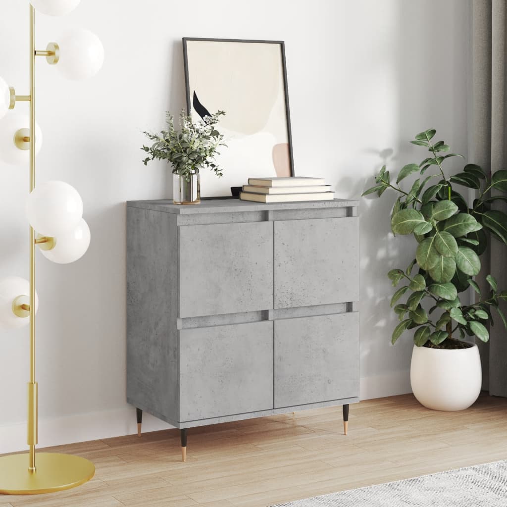 Berkfield Sideboard Concrete Grey 60x35x70 cm Engineered Wood