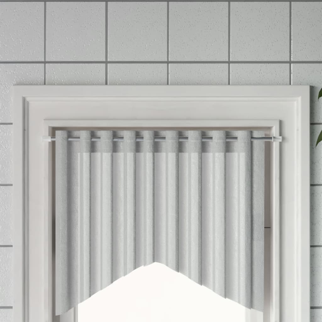 Berkfield Curtain Rails 2 pcs White and Silver 60-105 cm Aluminium