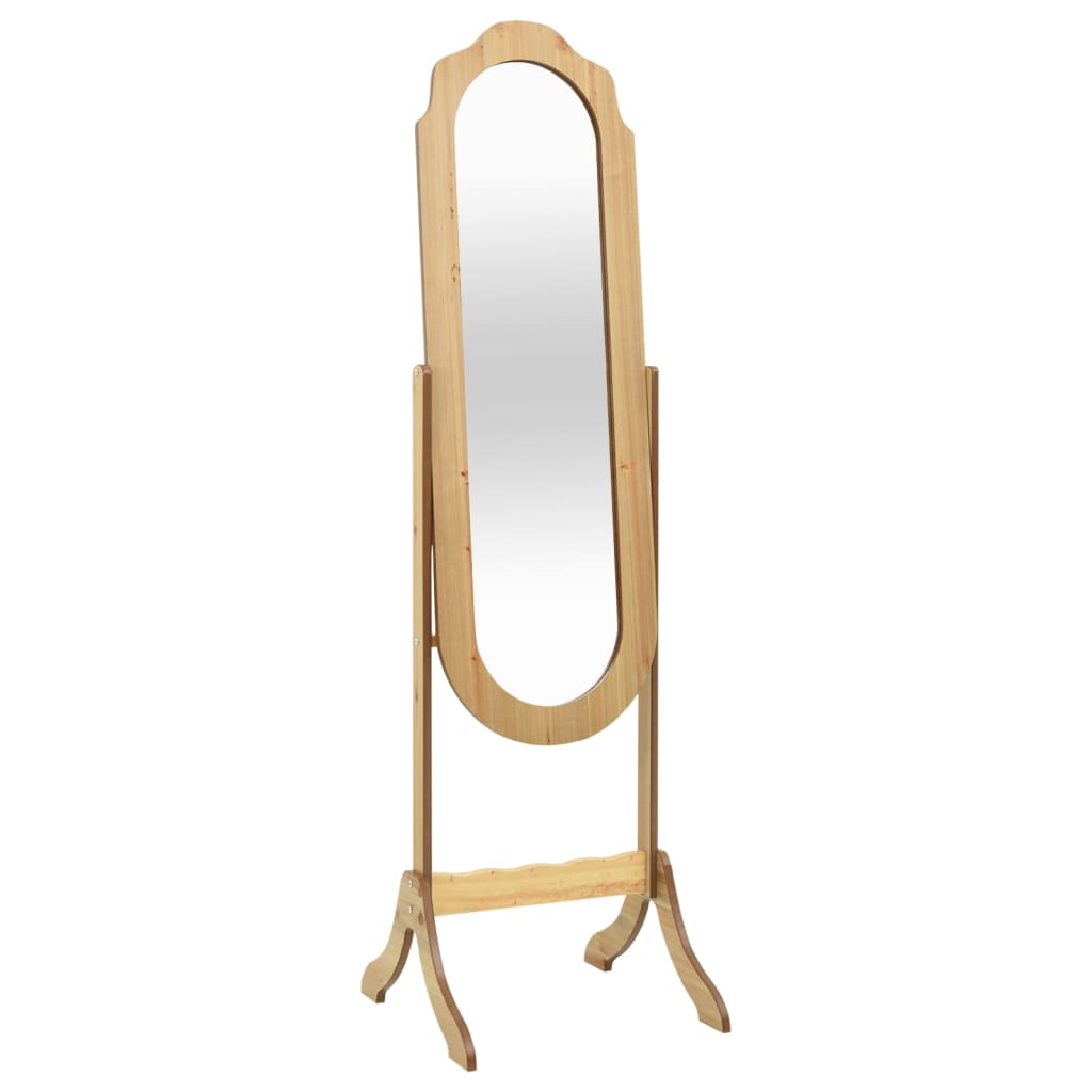 Berkfield Free Standing Mirror 45.5x47.5x160 cm Engineered Wood