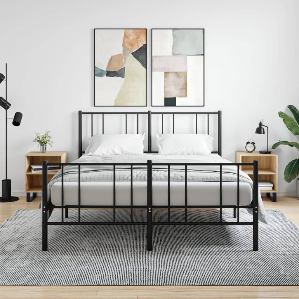 Berkfield Bedside Cabinets 2 pcs Sonoma Oak 40x30x50 cm Engineered Wood