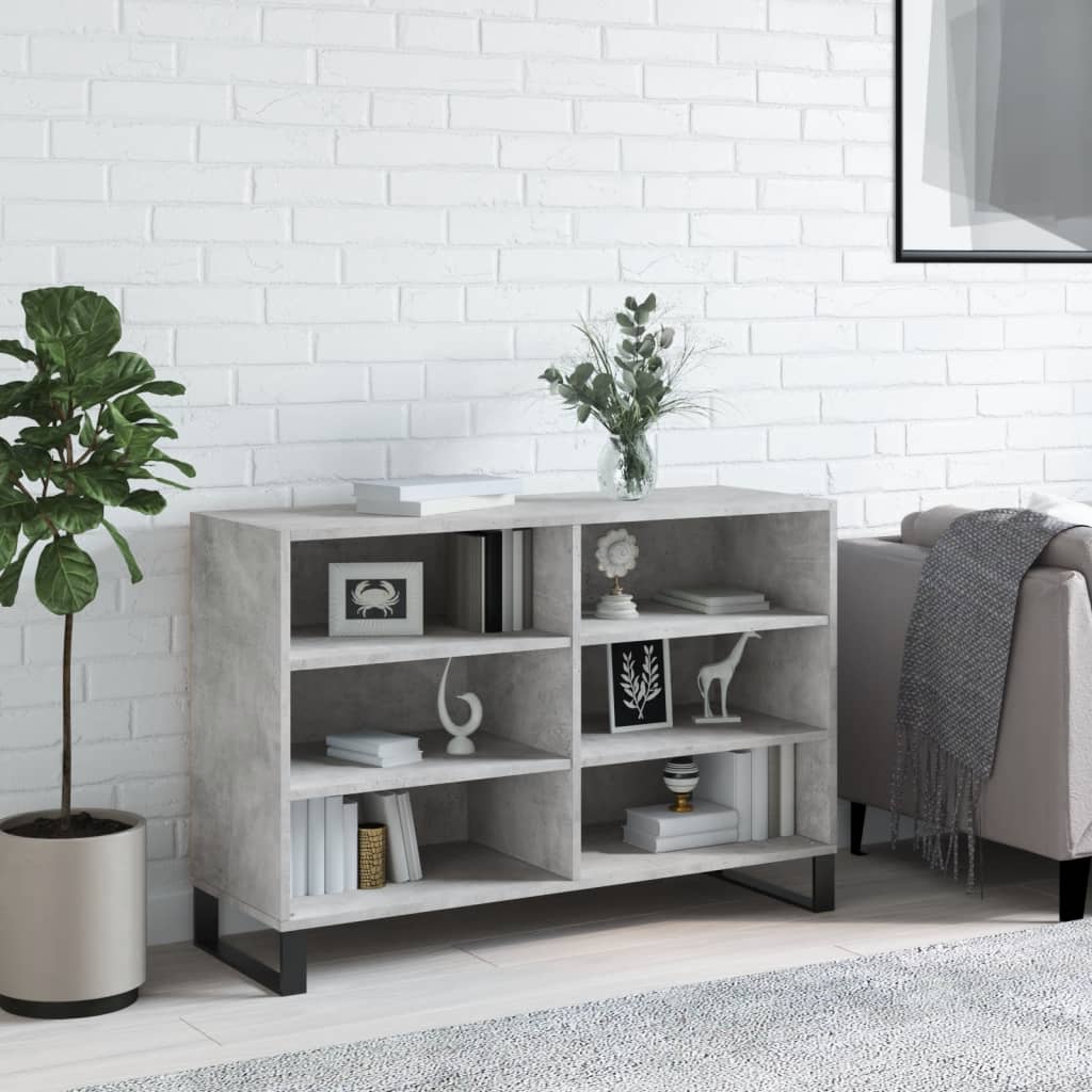 Berkfield Sideboard Concrete Grey 103.5x35x70 cm Engineered Wood