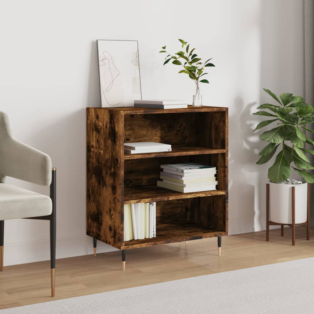 Berkfield Sideboard Smoked Oak 57x35x70 cm Engineered Wood