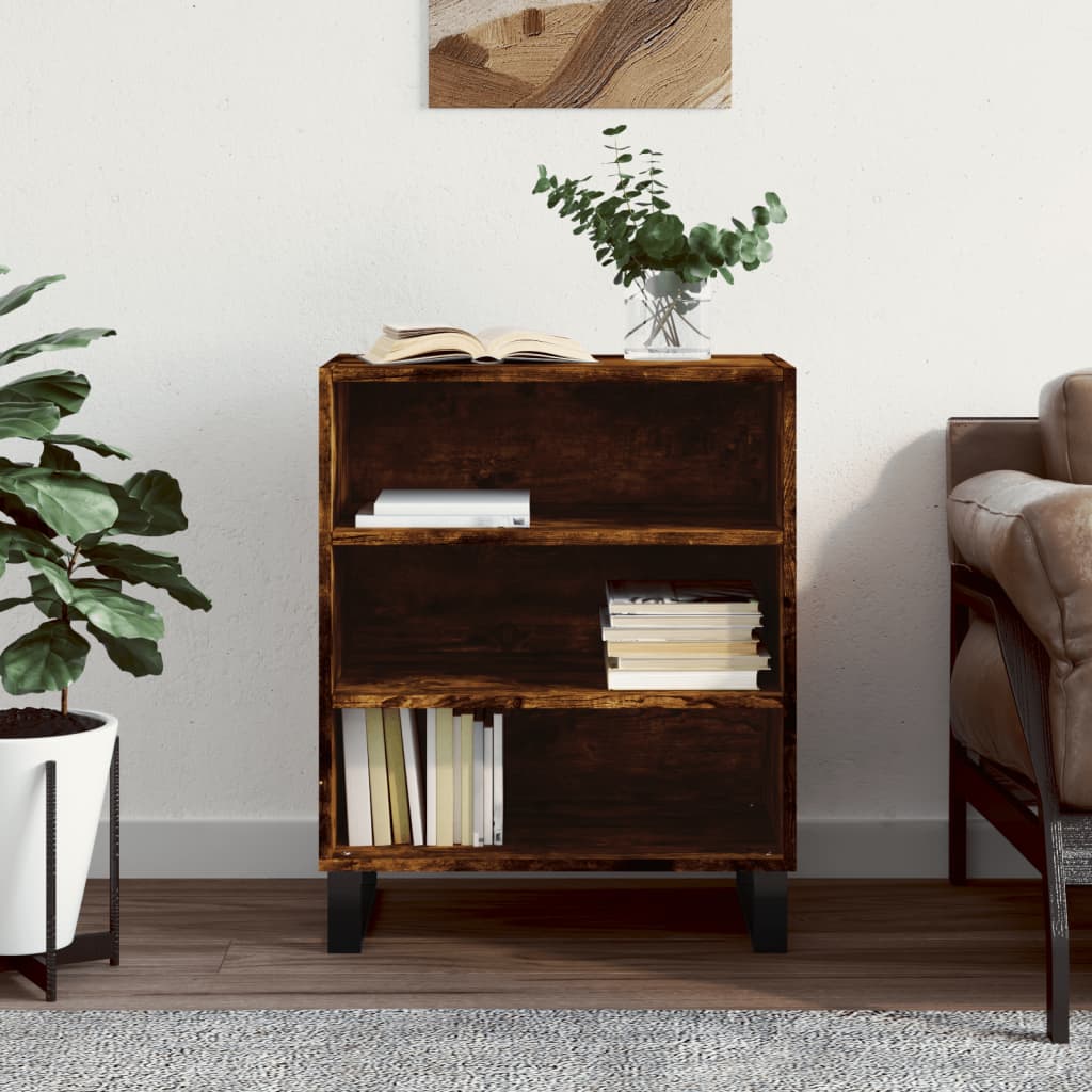 Berkfield Sideboard Smoked Oak 57x35x70 cm Engineered Wood